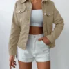 Veste en jean à poche rabattable – Image 2