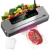 Machine d'emballage sous vide pour aliments secs et humides avec UV, machine de scellage pour aliments de cuisine, coupe-vide intégrée – Image 1
