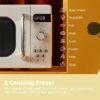 Micro-ondes Comfee de style rétro / Four à micro-ondes rétro avec 8 menus automatiques, 20 L – Image 2