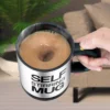 Mélangeur de tasse à agitation automatique, Mini mélangeur électrique Portable, tasse à café et thé en acier inoxydable, – Image 1