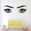 Autocollant décoration Mode filles cils sourcils yeux Stickers muraux salon décoration décalcomanies pour meubles – Image 5
