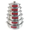 Ensemble de casseroles alpines en aluminium, marmite caldero de qualité commerciale, four hollandais de cuisson, 8 pièces – Image 1