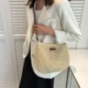 Sacs à main tricotés en paille pour femmes, sacs à bandoulière, – Image 4