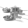Ensemble de casseroles et poêles en acier inoxydable, 5 plis plaqués, – Image 1