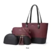 Ensemble de Sac à trois pièces, sac de luxe une épaule sac à main fourre-tout – Image 2