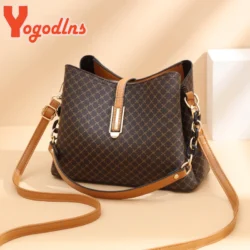 Yogodlns mode sac seau femmes sac à bandoulière en cuir PU nouvelles marques sac à bandoulière concepteur rabat sacoche sac sacs de créateurs