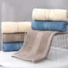 Serviette de Bain Absorbante en Pur Coton, Épaisse, Douce, vaccage Rapide, Solide, Document localité, 2 Pièces – Image 4