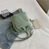 Sac à bandoulière léger décontracté pour femme, sac initié au milieu, style coréen, proximité Wstring E27, américains, vente en gros, nouveau, 2024 – Image 3