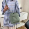 Sac à bandoulière léger décontracté pour femme, sac initié au milieu, style coréen, proximité Wstring E27, américains, vente en gros, nouveau, 2024 – Image 6
