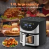 Friteuse électrique multifonctionnelle en acier inoxydable avec écran tactile LCD, four visible de grande capacité, 7L – Image 3