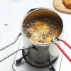 Friteuse en acier inoxydable 304, avec panier à frire, Pot alimentaire auxiliaire pour approfondir le Pot à lait japonais, – Image 3