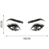Autocollant décoration Mode filles cils sourcils yeux Stickers muraux salon décoration décalcomanies pour meubles – Image 3