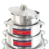 Ensemble de casseroles alpines en aluminium, marmite caldero de qualité commerciale, four hollandais de cuisson, 8 pièces – Image 2