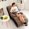Salon S forme gonflable canapé chaise pas cher unique design canapé paresseux Divano meubles de maison – Image 3
