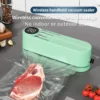 Scelleuse sous vide portable à chargement USB - une scelleuse alimentaire multifonctionnelle avec fonctions d'étanchéité, d'aspiration externe et d'inflation, – Image 1