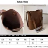 Sacs à bandoulière en cuir pour femmes, sacs à main seau, design décontracté, – Image 3