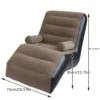 Salon S forme gonflable canapé chaise pas cher unique design canapé paresseux Divano meubles de maison – Image 6