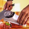 Affûteuses de couteaux électriques aiguiseurs de ciseaux en acier inoxydable meuleuses multifonctions outils abrasifs de cuisine – Image 5