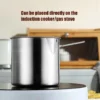 Friteuse en acier inoxydable 304, avec panier à frire, Pot alimentaire auxiliaire pour approfondir le Pot à lait japonais, – Image 5