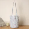 Sac seau à bandoulière grande capacité, petite fleur cassée pour shopping quotidien et de voyage, loisirs, – Image 10