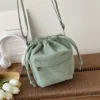 Sac à bandoulière léger décontracté pour femme, sac initié au milieu, style coréen, proximité Wstring E27, américains, vente en gros, nouveau, 2024 – Image 4