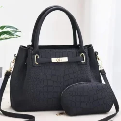 Sac à main motif crocodile pour femme, sac à bandoulière,