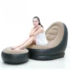 Ensemble de canapé gonflable de loisirs canapé paresseux extérieur pliable lit inclinable siège moelleux – Image 5