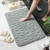 Tapis doux antidérapants, tapis de pied de salle de bain, pavé en relief, paillasson absorbant, séchage rapide, en mousse à mémoire de forme – Image 6