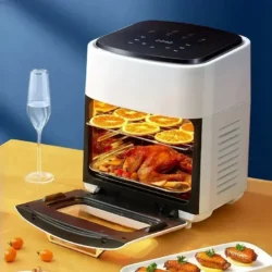Friteuse à air intelligente domestique multifonctionnelle, four électrique intégré,