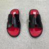 Sandales en cuir Hermes rouge – Image 1