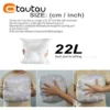 OTAUTAU-Remplissage de pouf boule EPS, mousse de remplissage de pouf en polystyrène, remplissage de sac de haricot, remplissage de canapé et de chaise, neige artificielle, 22L, 3-5mm – Image 5