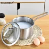 Ensemble de casseroles en acier inoxydable 16/20/24cm, Pot à soupe épais à Angle droit, Pot à lait, Pot à frire, cuiseur vapeur, ustensiles de cuisine – Image 5