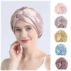 Bonnet en soie pour cheveux   Garde les boucles intactes toute la nuit – Image 5