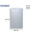 RÉFRIGÉRATEUR MONOPORTE NASF1-95FL 95L • Classe A++ • Économie Extrême • Compact & Silencieux – Image 5